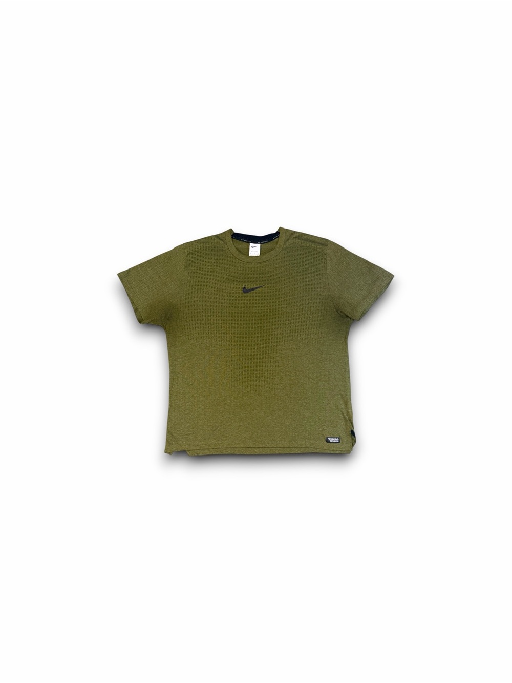 Nike Pro Dri-Fit ADV Shirt XL Green Black Performance Center Swoosh